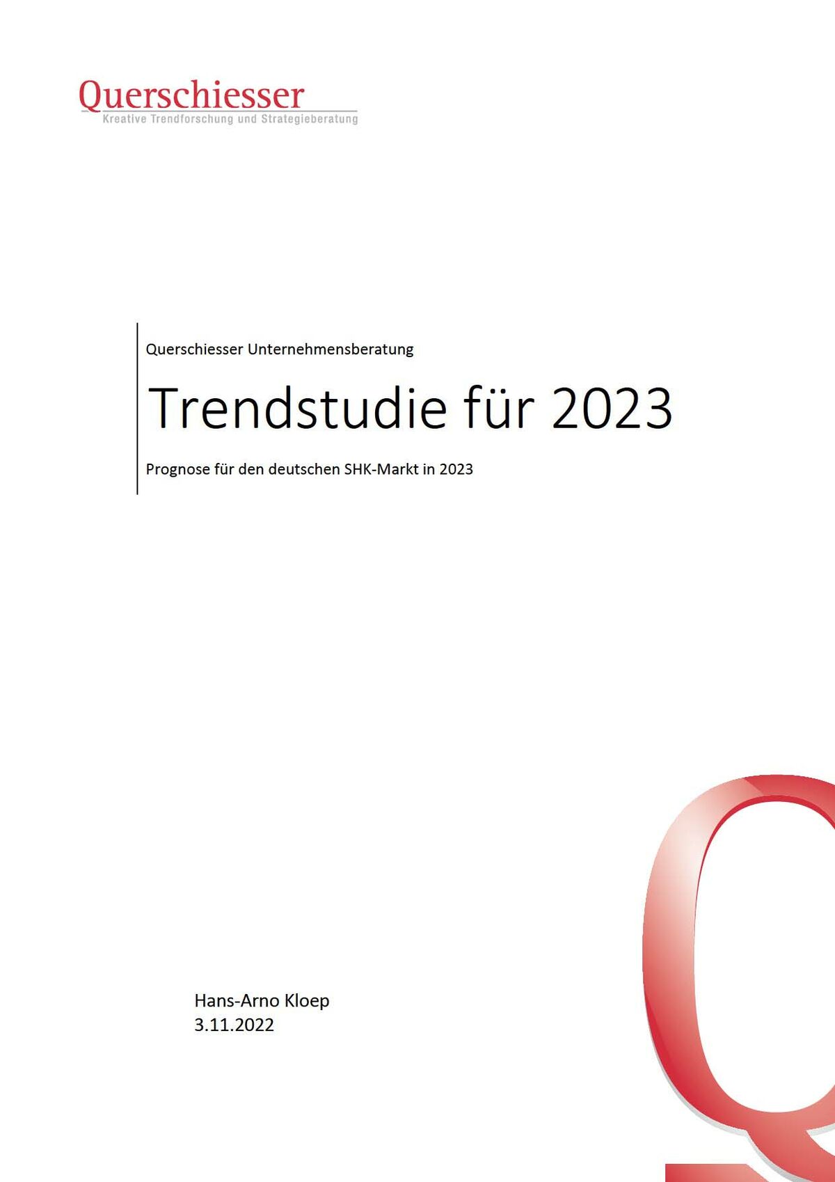 2022-10 Trendstudie SHK-Markt 2023