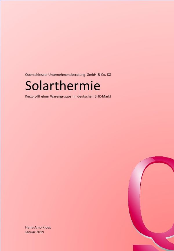 Marktdaten Solarthermie