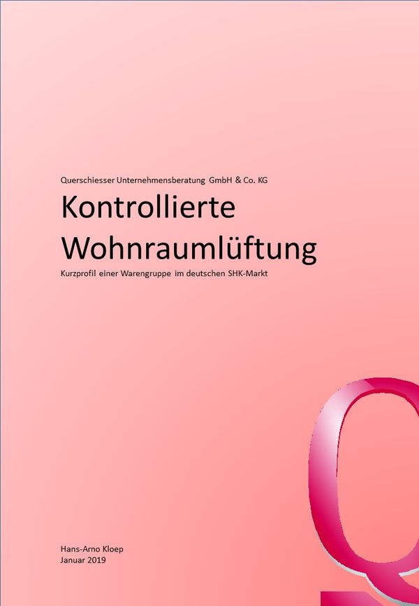 Marktdaten Kontrollierte Wohnraumlüftung