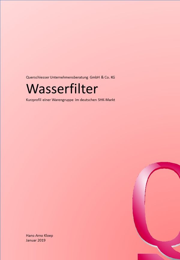 Marktdaten Wasserfilter